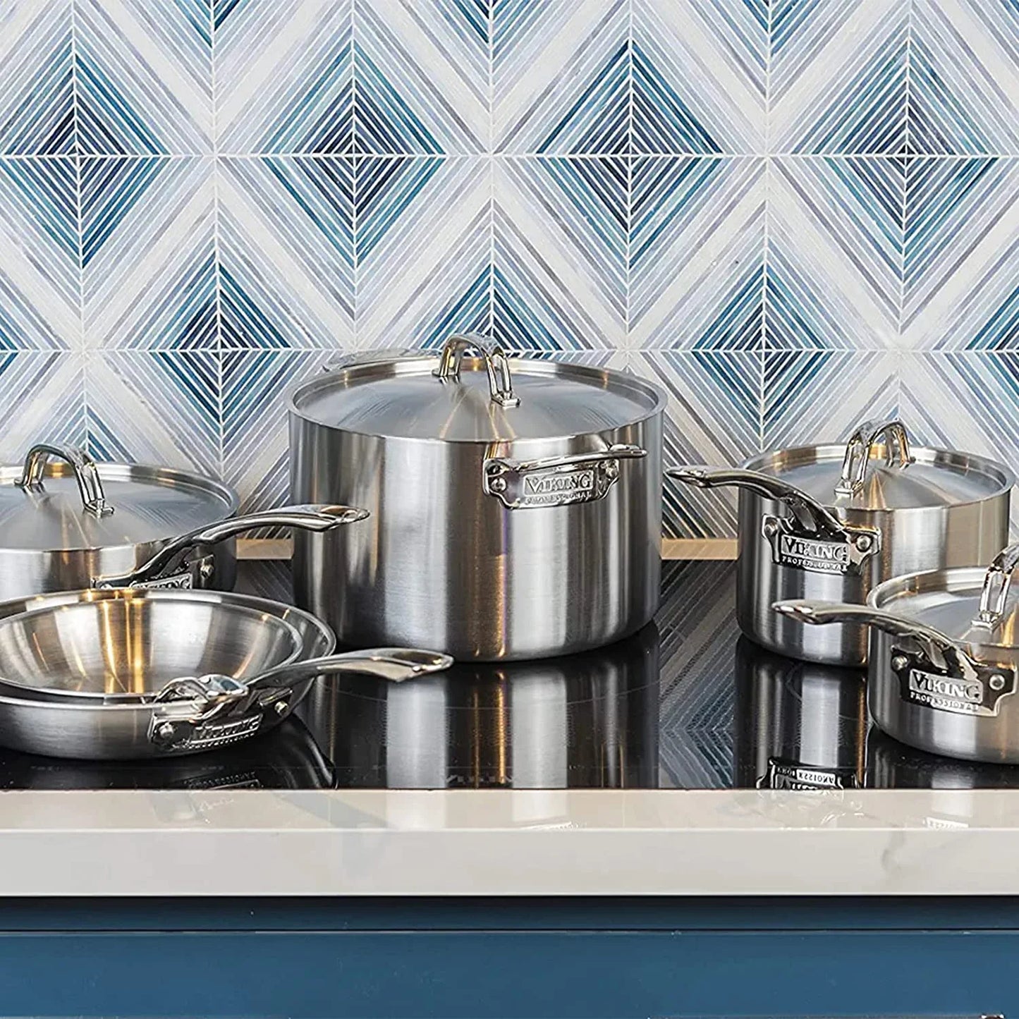 5-Ply Stainless Steel Cookware Set 10 Piece S79987
