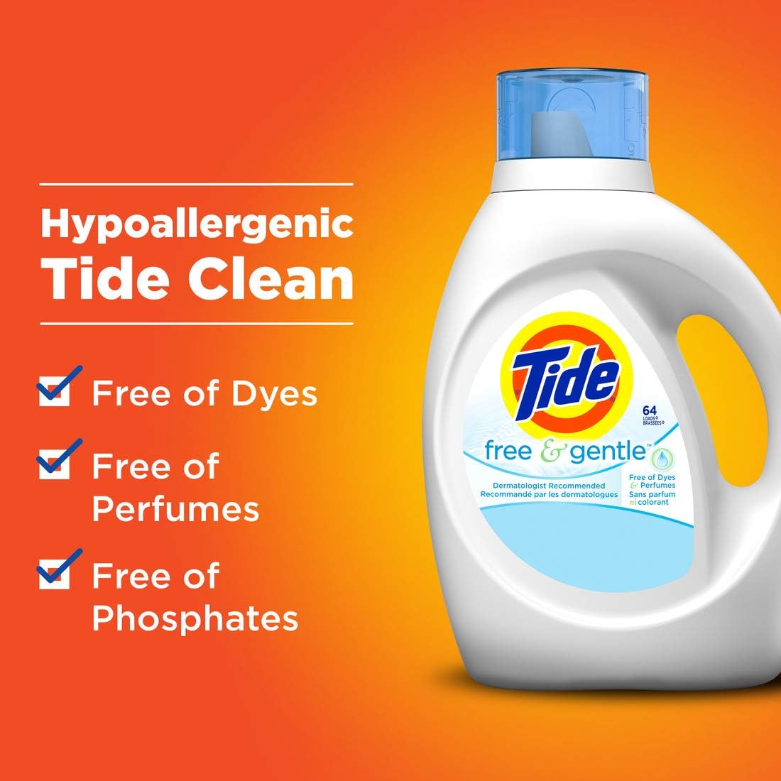 Unscented Liquid Laundry Detergent, 1.47 L D35867