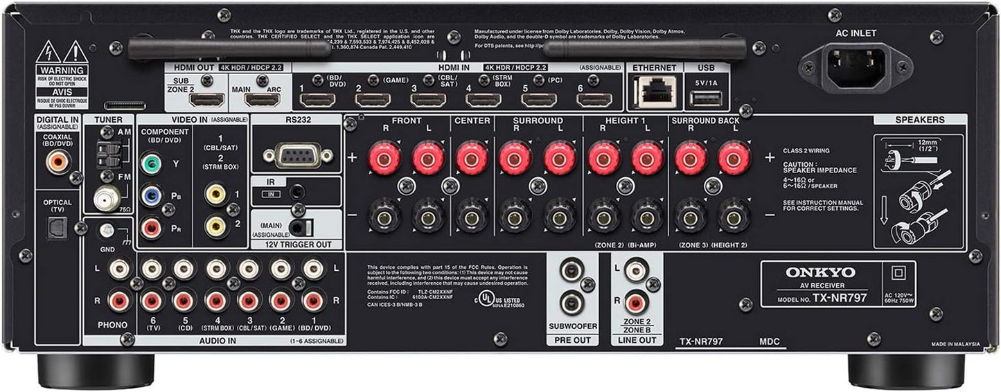9.2 Channel AV Receiver with 4K Ultra HD and Dolby Atmos G764