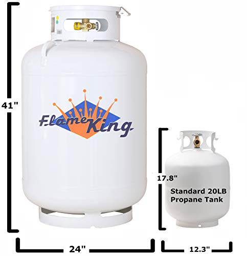 200 lb ASME Propane Tank, White F893