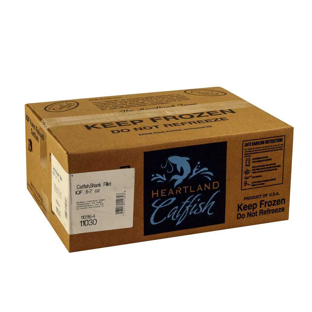 Catfish Quick Frozen Fish Fillet, 15 lb Case V1123