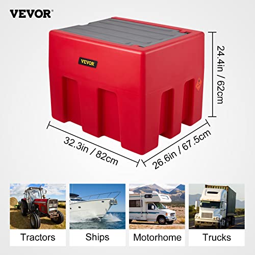 Portable Diesel Tank, 58 Gallon Capacity, 12V Electric Transfer Pump U548