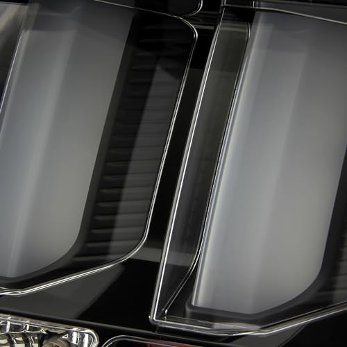 Fits 2005-2009 Ford Mustang LED Smoked Tail Lamp Brake Lights with Sequential Signal Pair F986380