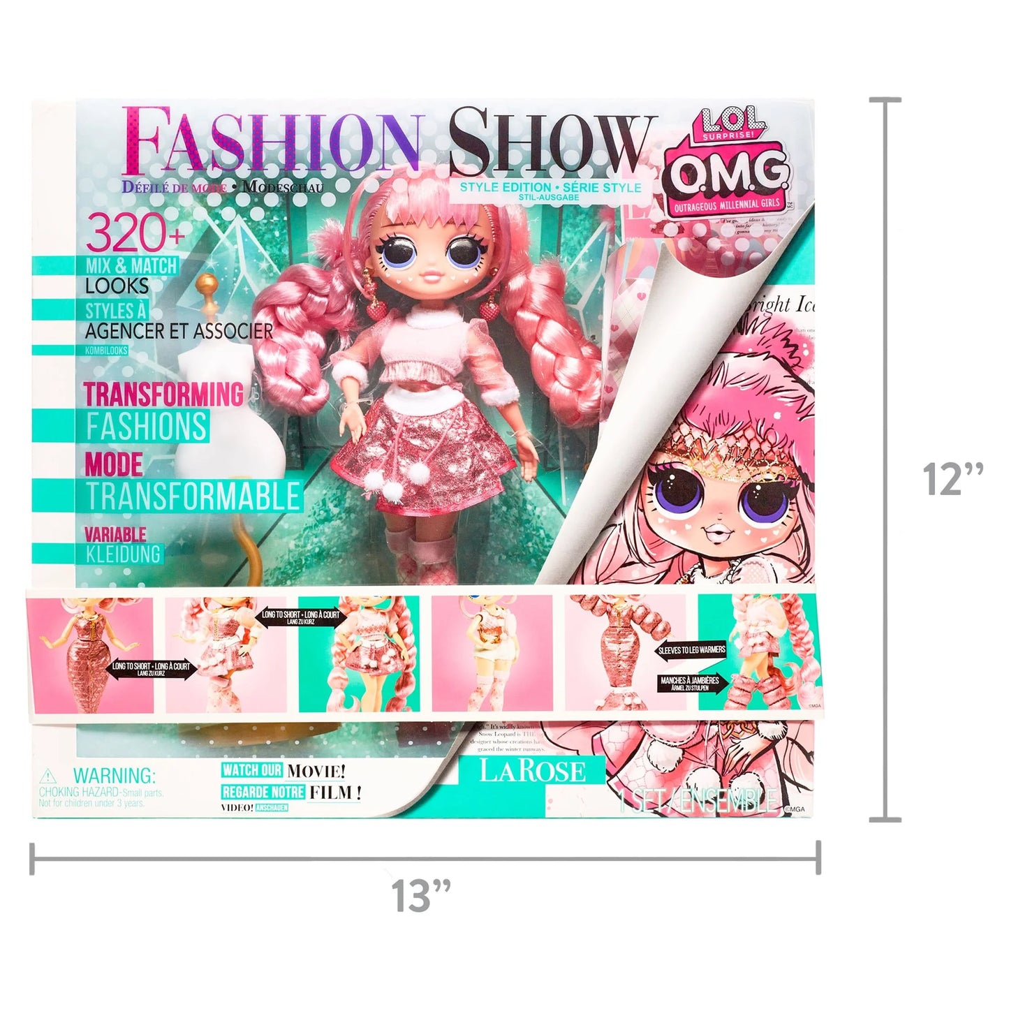 Fashion Doll with 320+ Fashion Looks C52221