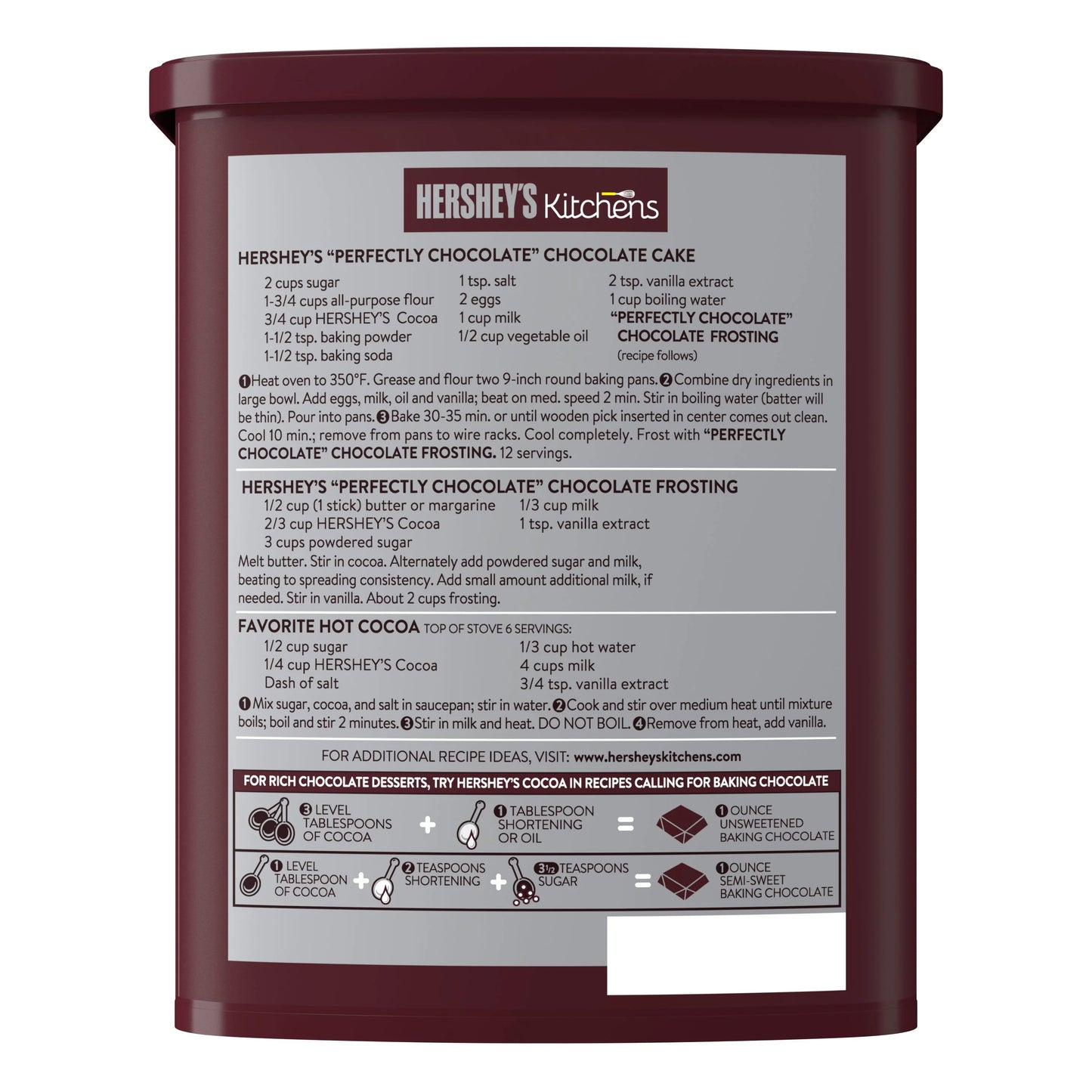 Naturally Unsweetened Cocoa, Baking Cocoa, 23 oz X212567