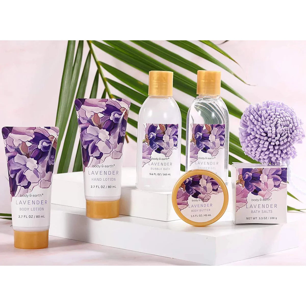 Lavender Bath Gift Set for Women, 11 Pieces C956425