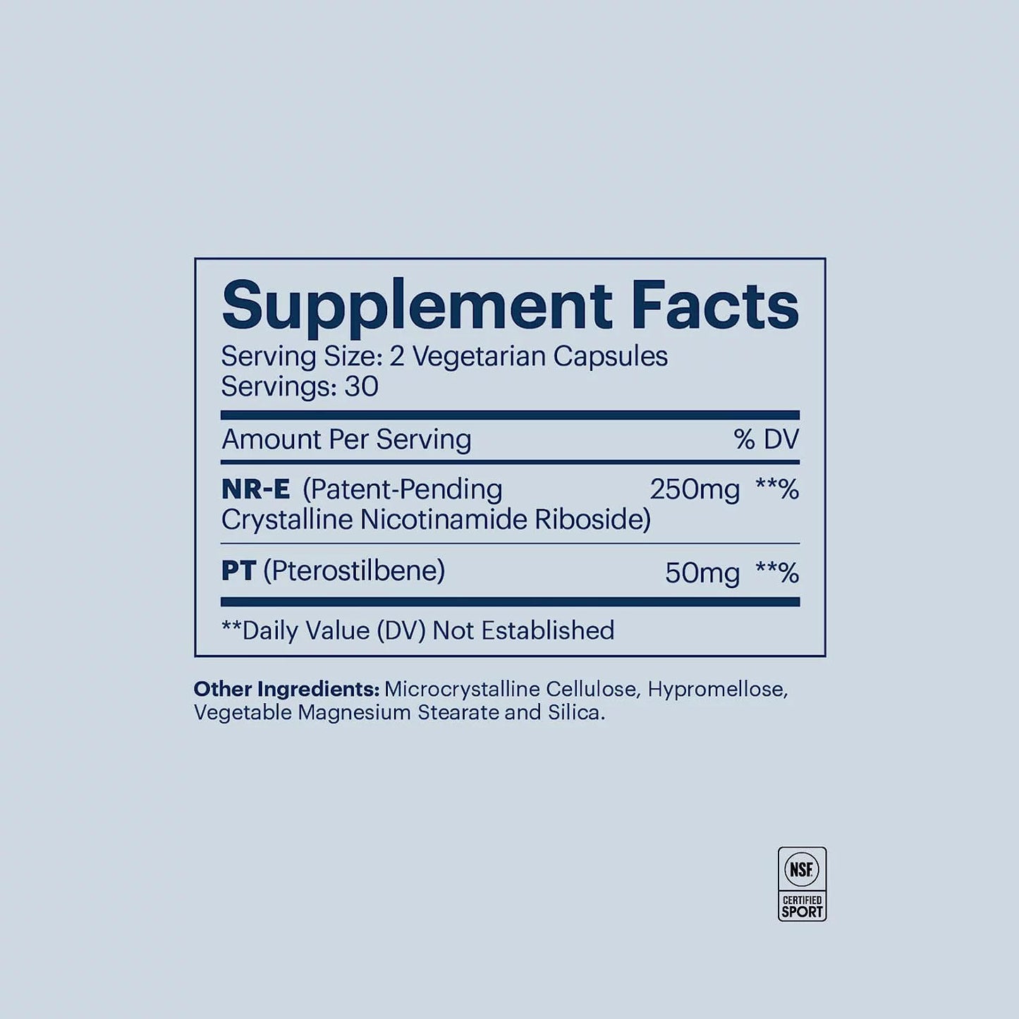 NAD+ Supplement for Healthy Aging & Cellular Energy, 60 Capsules T690