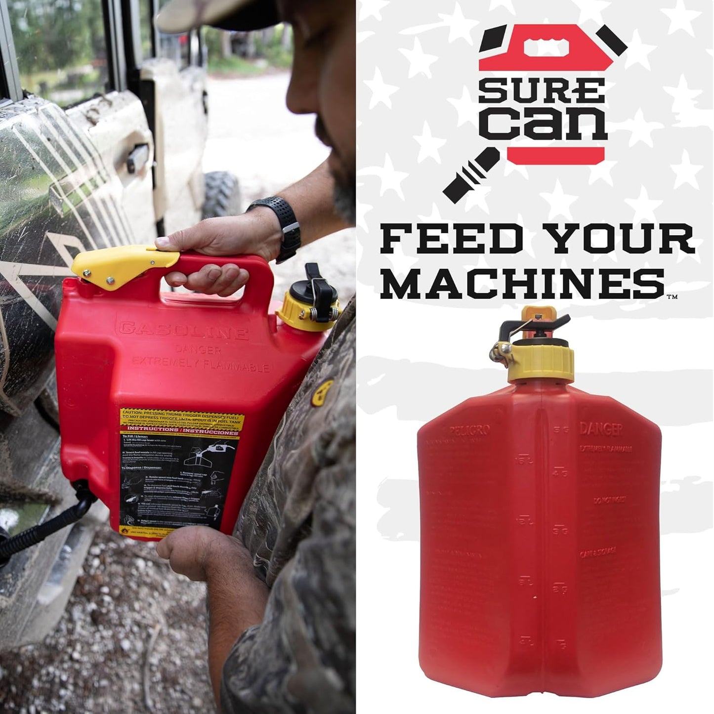5 Gallon Safety Storage Can with Rotating Spout F151182