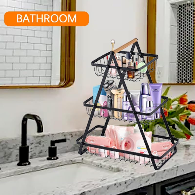 3 Tier Countertop Fruit Basket for Kitchen Storage Z1273