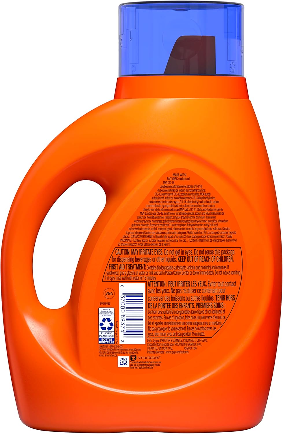 Liquid Laundry Detergent, Original Scent, 1.09 L W470