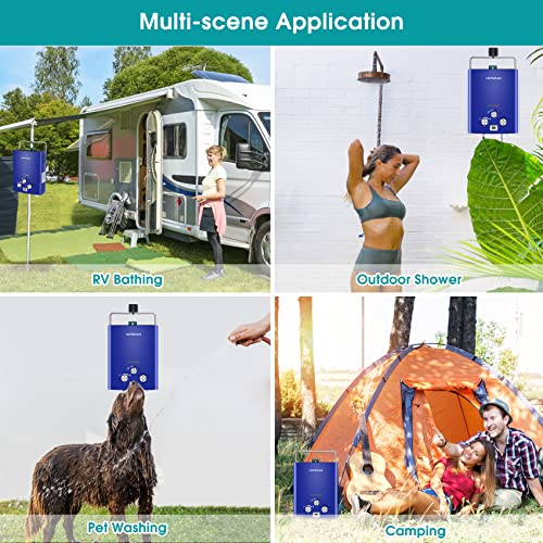 Portable Propane Water Heater for RV Camping Shower Q26116