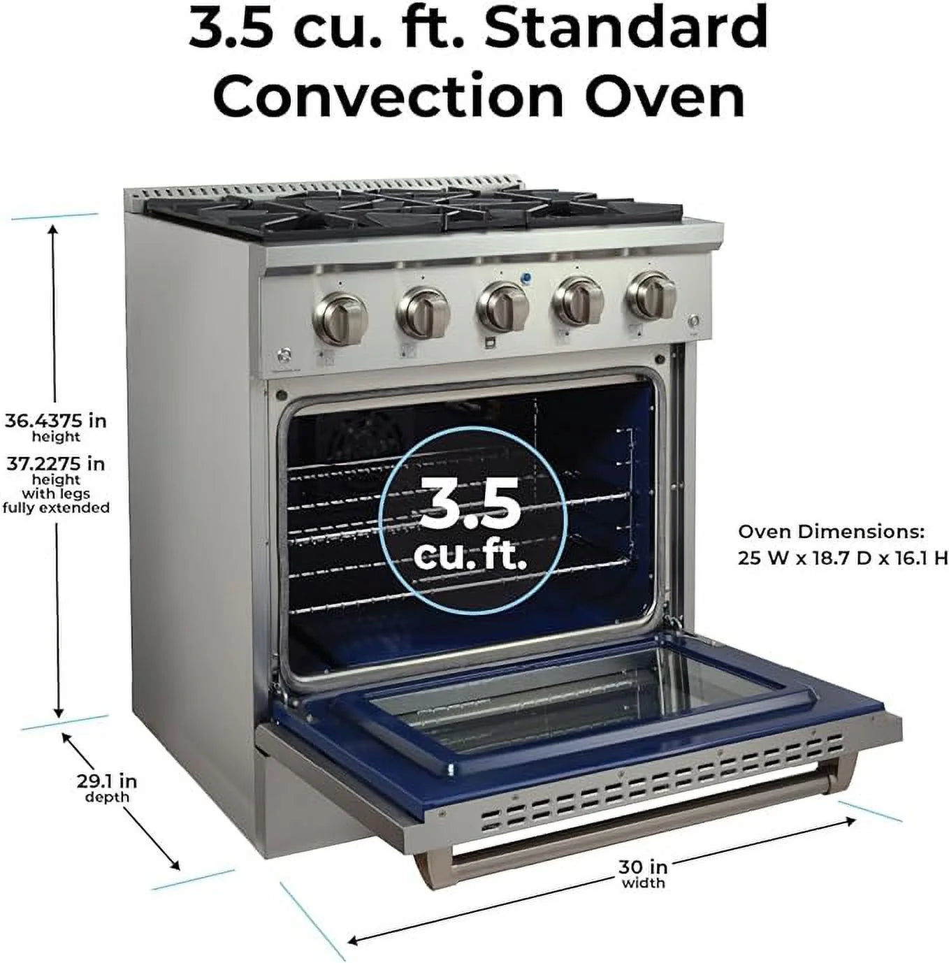 Gas Range with Convection Oven P948690