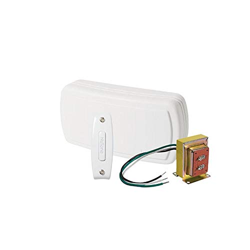 Two-Note Door Chime Kit with Lighted Pushbuttons, White J736535