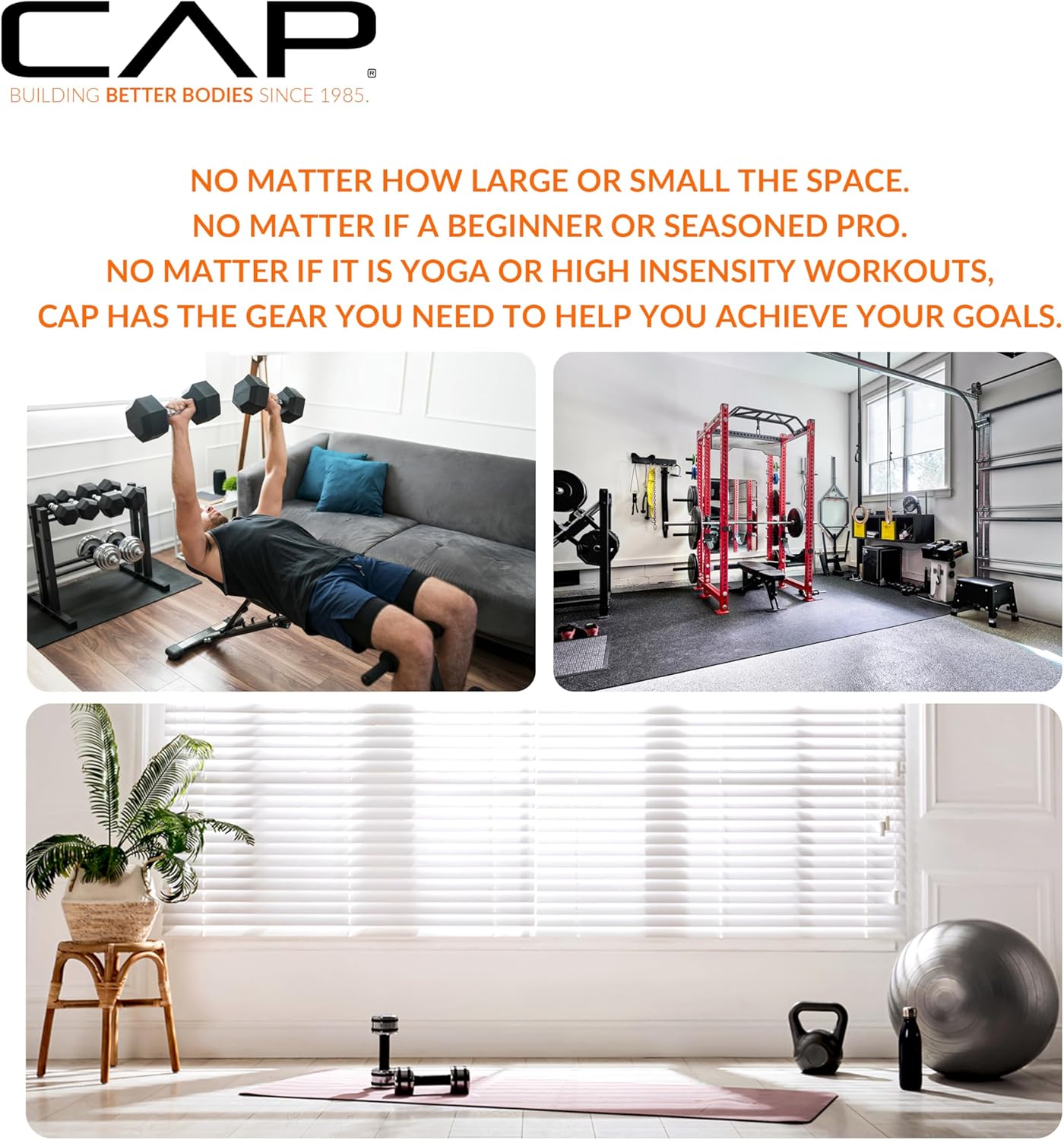 Cast Iron Hex Dumbbell, 25 lb A9504