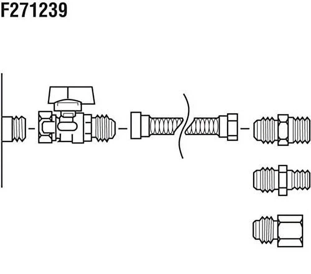 Universal Gas Appliance Hook-Up Kit X637