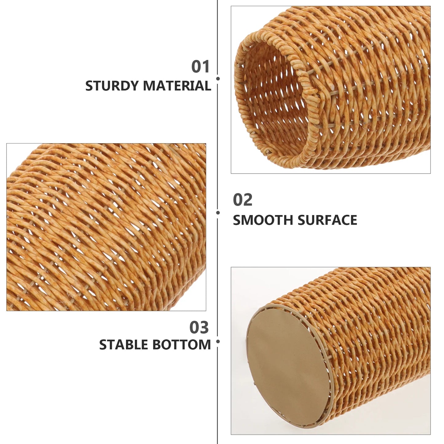 Woven Vase Rustic Decor for Dried Flowers U50680