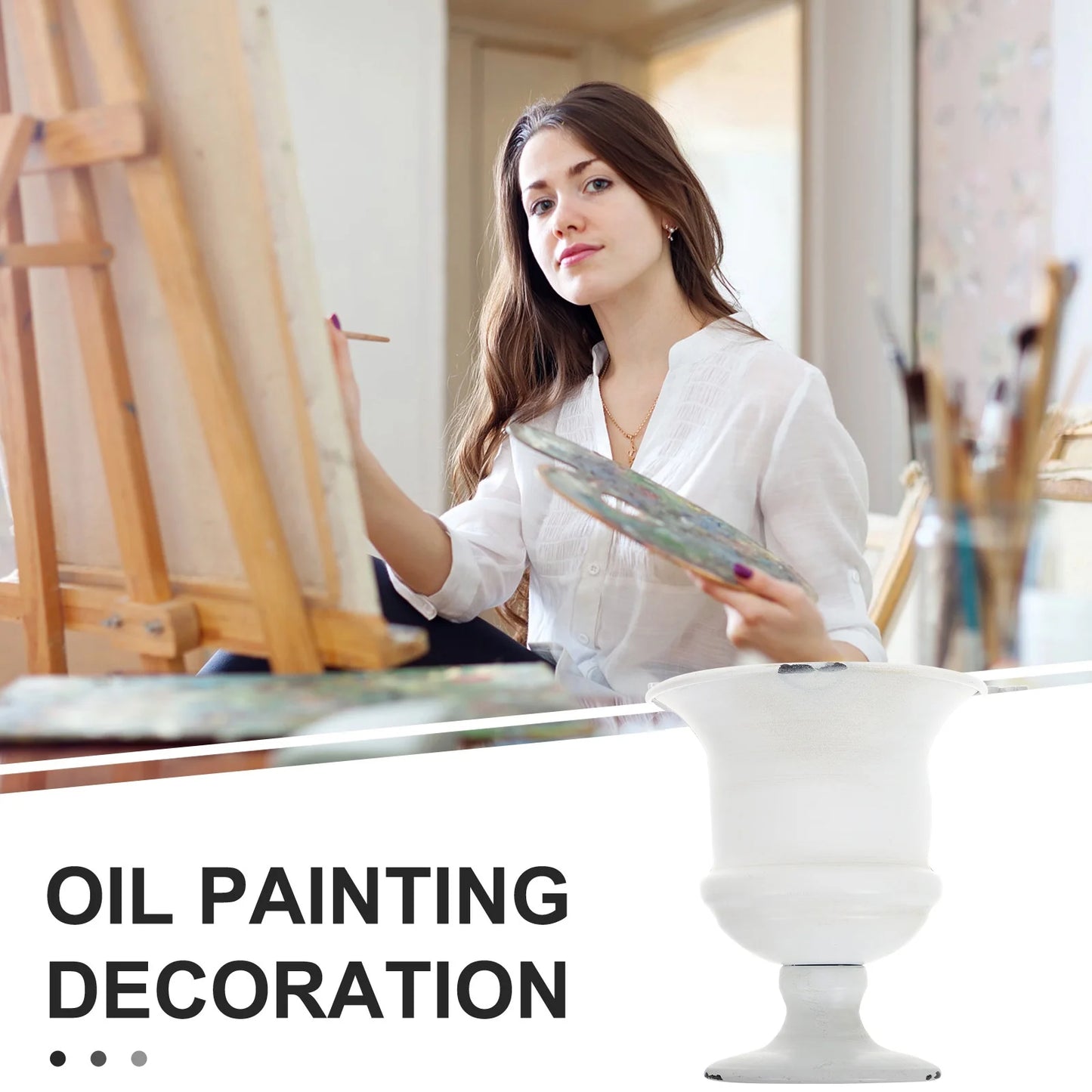 Half Vase Attachment for Paintings DIY Craft X46106