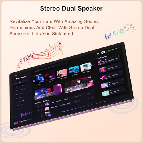 Android 14 Tablet, 22GB RAM, 128GB Storage, 10.1 Inch Touchscreen, 8000mAh Battery, with Keyboard and Mouse W995
