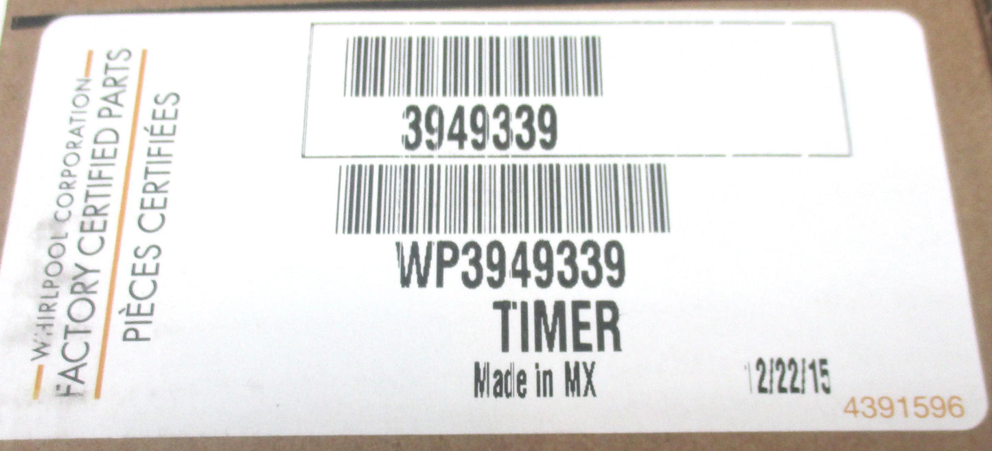 Whirlpool Timer 3949339 C76499