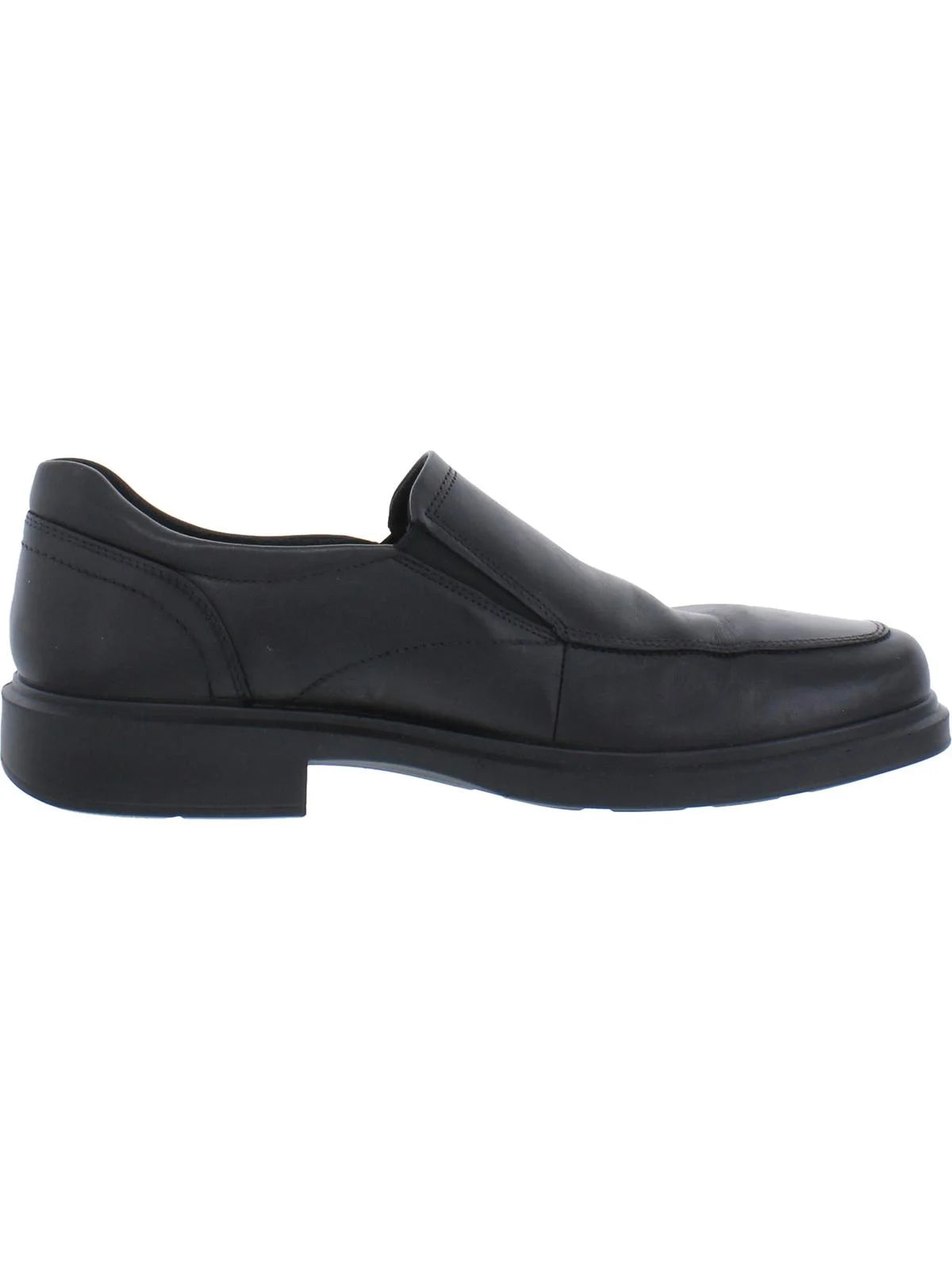 Men's Slip-on Apron Toe Leather Shoes Q960906