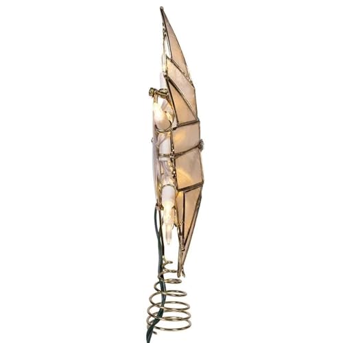 10-Light 6-Point Capiz Star Treetop X1771