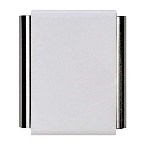 Designer Pewter Tubes Door Chime, White K639
