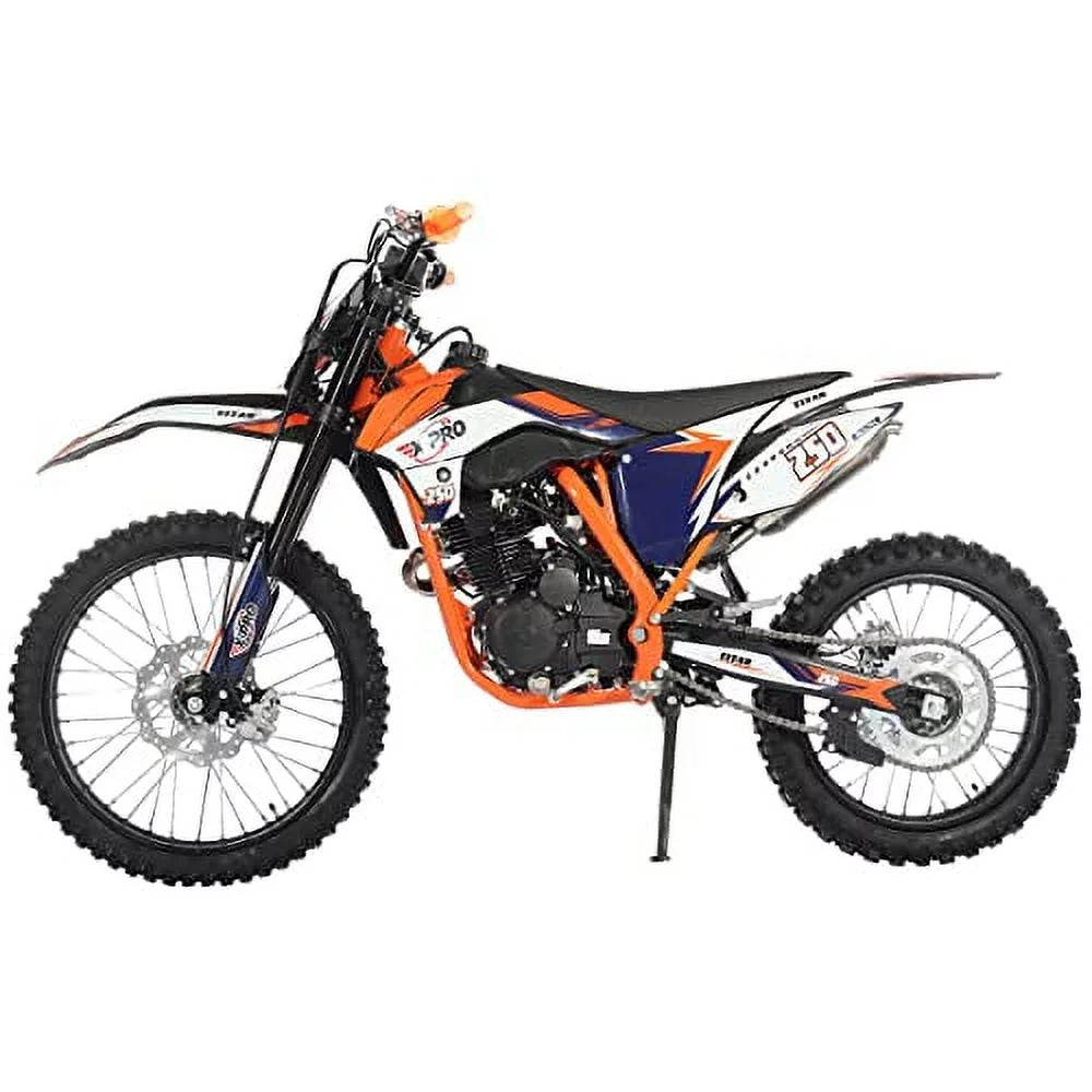 250cc Gas Pit Dirt Bike, 5-Speed Manual Transmission G5840
