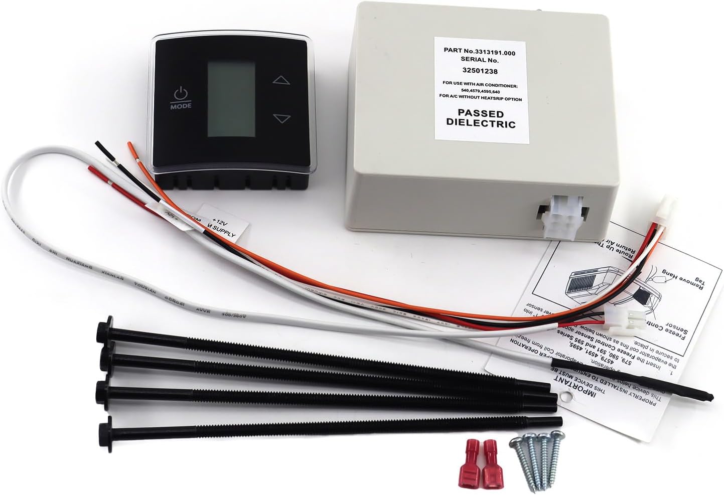 RV Wall Thermostat and Relay Box Heat Cool for Camper Air Conditioner K8405