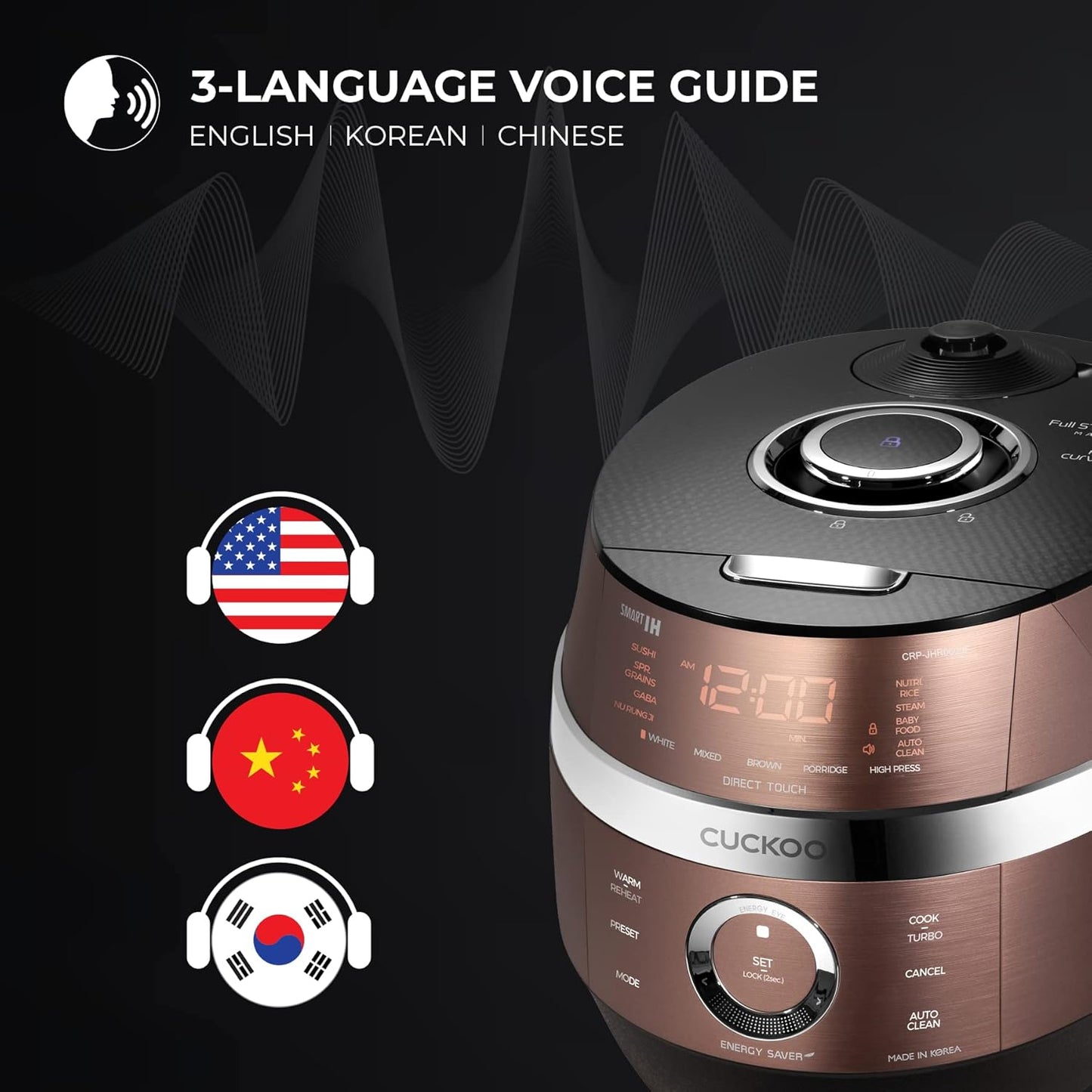 6-Cup Induction Heating Pressure Rice Cooker L5231