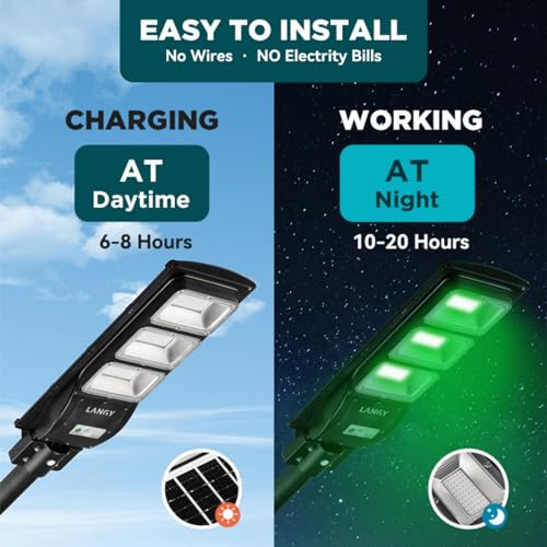 Solar Green Light for Hog Hunting with Remote and Bracket G164065
