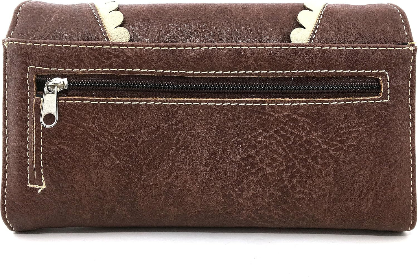 Concealed Carry Handbag Purse with Wallet - Brown V15017