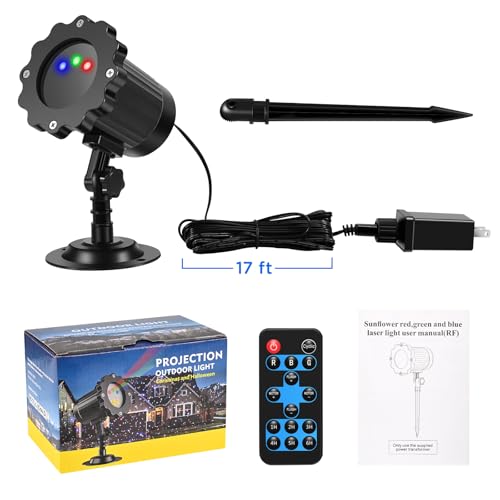 Christmas Laser Lights Projector with RGB Star Show for Indoor Outdoor Decor V477352