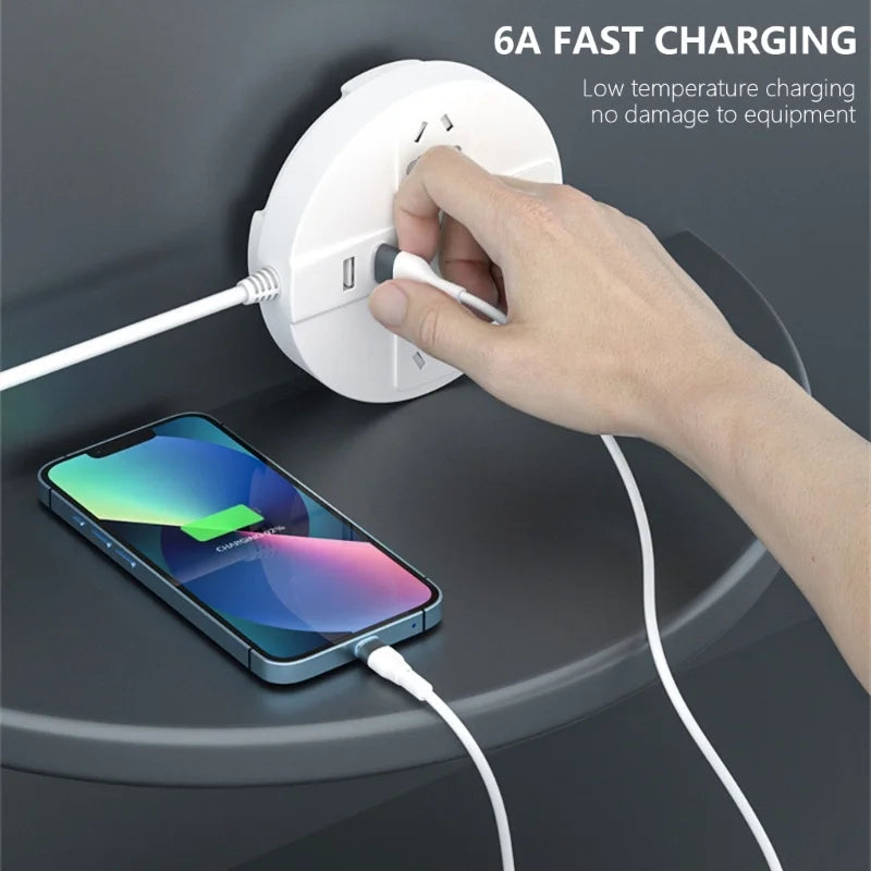 USB to Type C/Micro USB Data Cable, 6A Fast Charging, 1.2m D462293