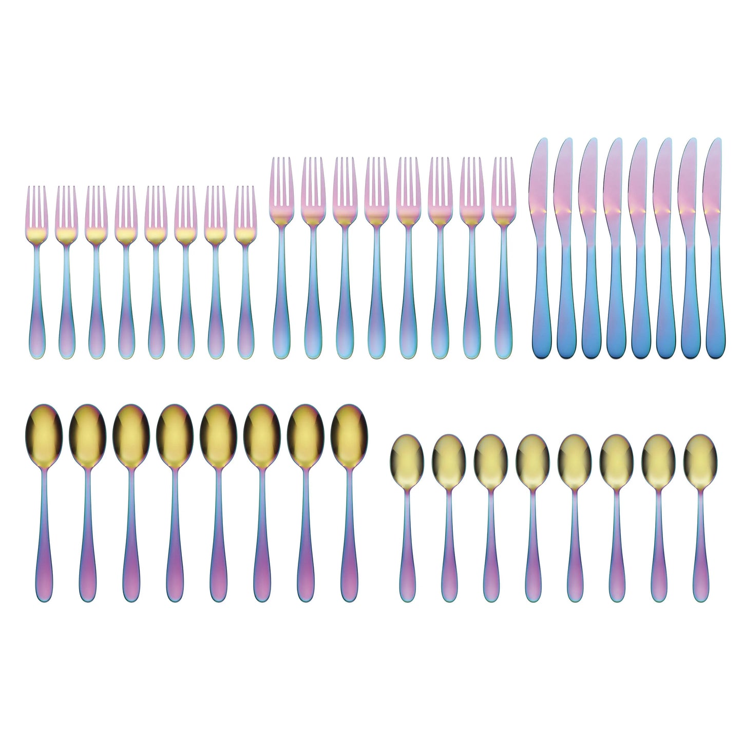 18/0 Stainless Steel Flatware Set, Service for 8 J566