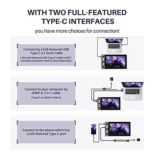 15.6 Inch Graphics Drawing Tablet with Screen Full-Laminated Display X781