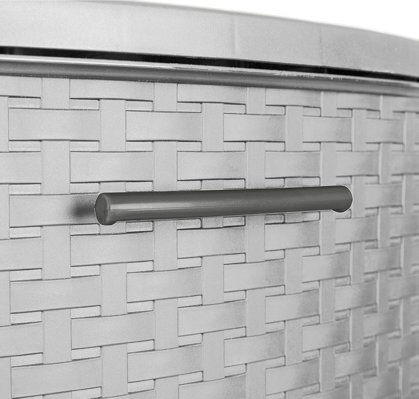 3 Drawer Weave Tower Plastic T5655