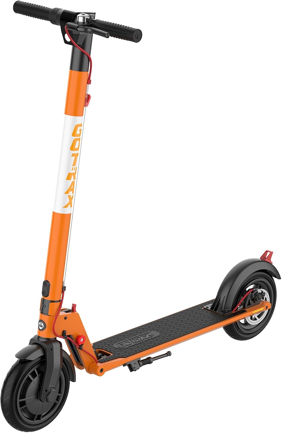 Gotrax GXL V2 Electric Scooter, 8.5" Solid Tire, Max 12 Mile and 15.5Mph Speed Power by 250W Motor, Lightweight 25.95lb and Cruise Control, Aluminum Alloy Frame Foldable Escooter for Adult, Orange