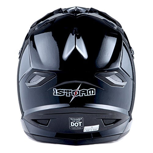 Adult Motocross Helmet Full Face Racing Style Matt Black U258