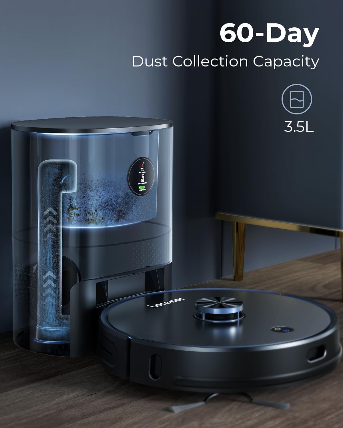 Robot Vacuum and Mop Combo, 3 in 1 with Self Emptying Station, Lidar Navigation, App Control U569437