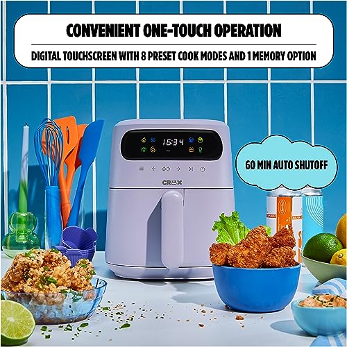 8 QT Digital Air Fryer with Touch Screen and TurboCrisp Technology F231