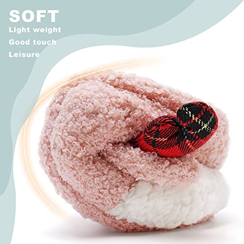 Women's Fuzzy Reindeer House Slippers Indoor Shoes S5360