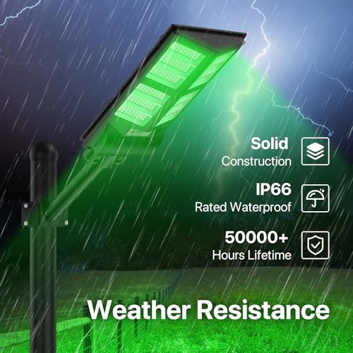 Green Solar Hog Hunting Light with Remote for Night Hunting P649894
