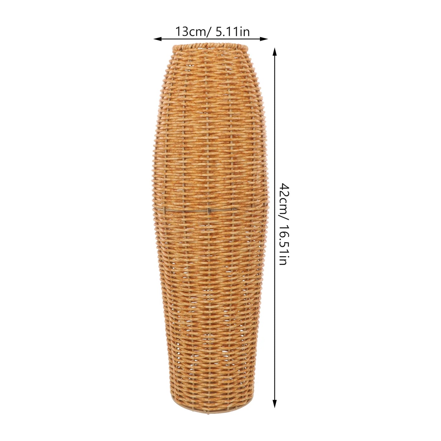 Woven Vase Rustic Decor for Dried Flowers U50680