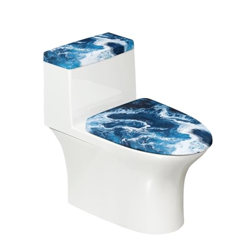 Christmas Toilet Lid and Tank Cover Set for Bathroom Decor Q334993