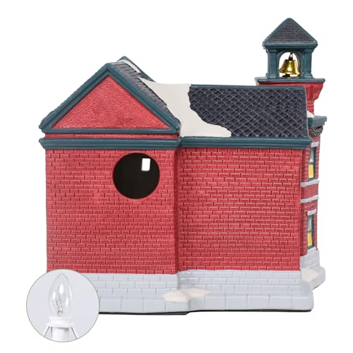 Christmas Ceramic Post Office Decoration with Lights V373655