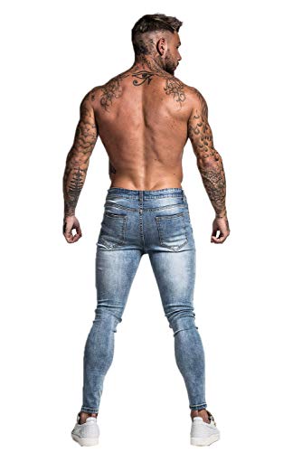 Men's Ripped Skinny Stretch Jeans S2681