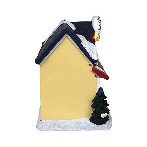 Lighted Musical Christmas Village Collectible Building Houses M7013
