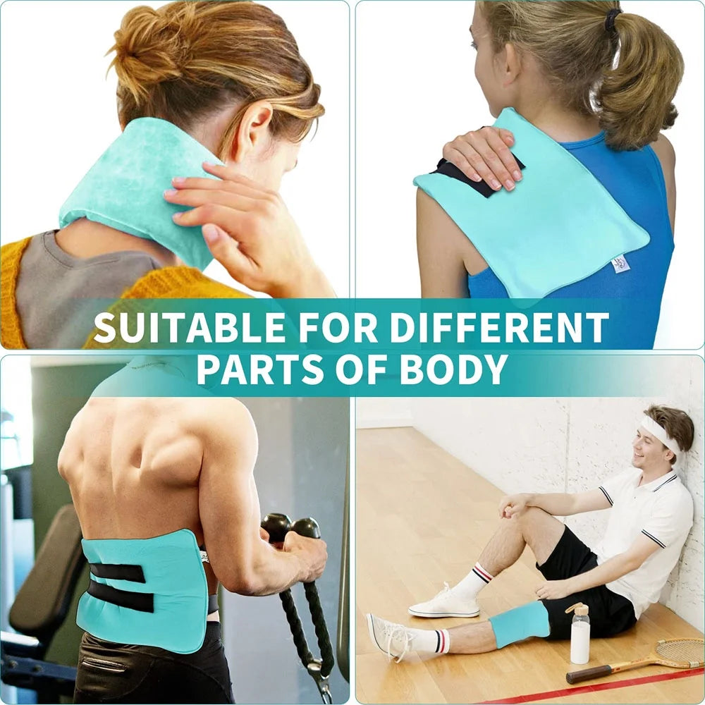 Reusable Clay Ice Pack with Strap for Pain Relief A65380