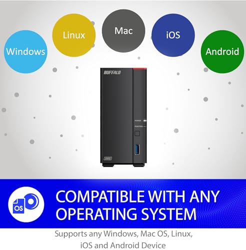 4TB 1-Bay NAS Network Attached Storage with HDD Included D801