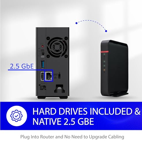 4TB 1-Bay NAS Network Attached Storage with HDD Included D801